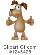 Dog Clipart #1246428 by AtStockIllustration