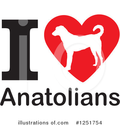 Anatolian Shepherd Clipart #1251754 by Johnny Sajem