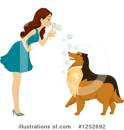 Royalty-Free (RF) Dog Clipart Illustration by BNP Design Studio - Stock Sample #1252692