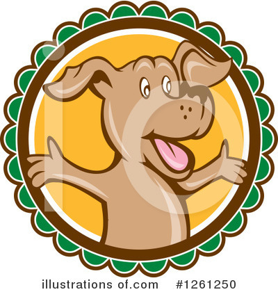 Royalty-Free (RF) Dog Clipart Illustration by patrimonio - Stock Sample #1261250