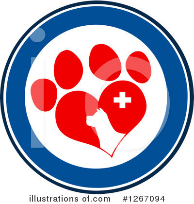 Paw Prints Clipart #1267094 by Hit Toon