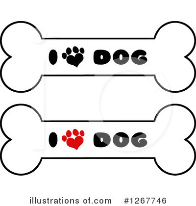 Royalty-Free (RF) Dog Clipart Illustration by Hit Toon - Stock Sample #1267746