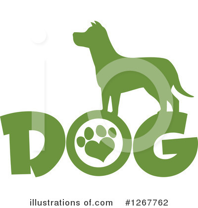 Dog Silhouette Clipart #1267762 by Hit Toon