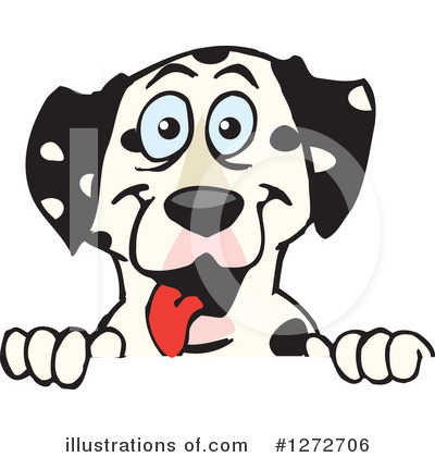 Dalmatian Clipart #1272706 by Dennis Holmes Designs