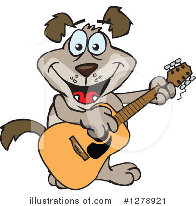 Royalty-Free (RF) Dog Clipart Illustration by Dennis Holmes Designs - Stock Sample #1278921