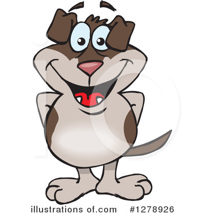 Royalty-Free (RF) Dog Clipart Illustration by Dennis Holmes Designs - Stock Sample #1278926