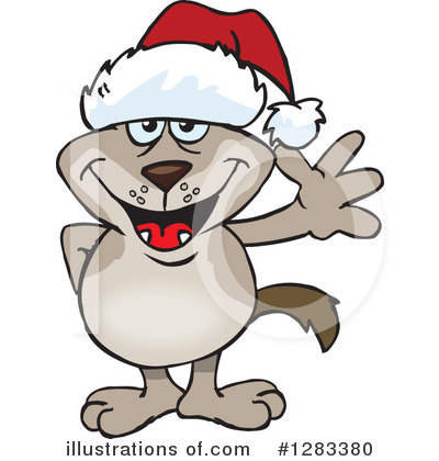 Royalty-Free (RF) Dog Clipart Illustration by Dennis Holmes Designs - Stock Sample #1283380