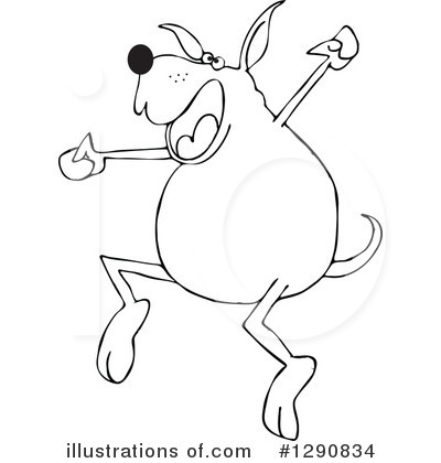 Royalty-Free (RF) Dog Clipart Illustration by djart - Stock Sample #1290834