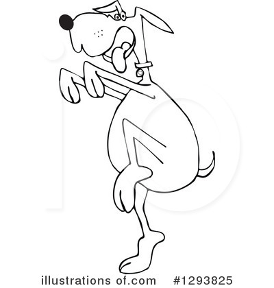 Royalty-Free (RF) Dog Clipart Illustration by djart - Stock Sample #1293825