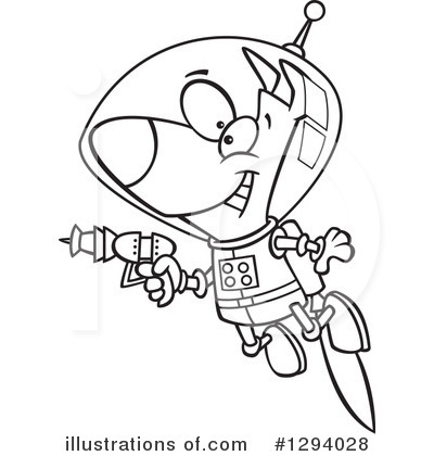 Jetpack Clipart #1294028 by toonaday