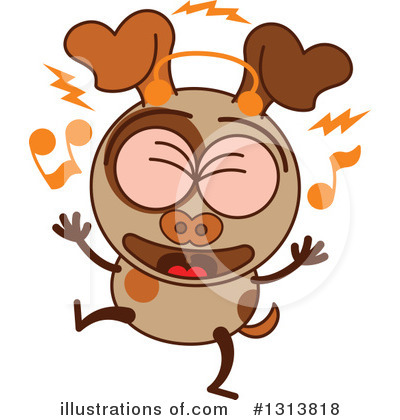 Royalty-Free (RF) Dog Clipart Illustration by Zooco - Stock Sample #1313818
