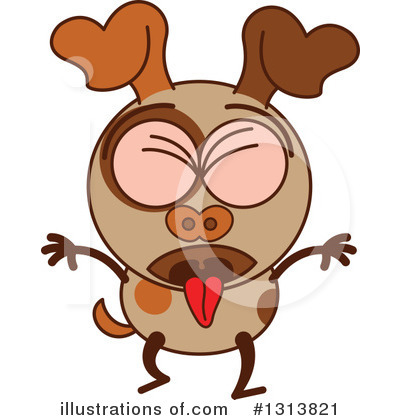 Royalty-Free (RF) Dog Clipart Illustration by Zooco - Stock Sample #1313821