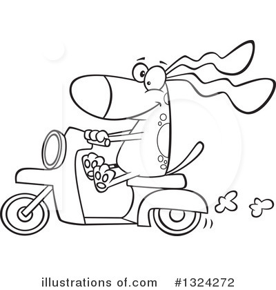 Scooter Clipart #1324272 by toonaday