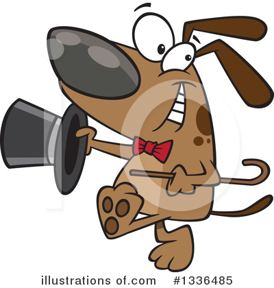 Royalty-Free (RF) Dog Clipart Illustration by toonaday - Stock Sample #1336485