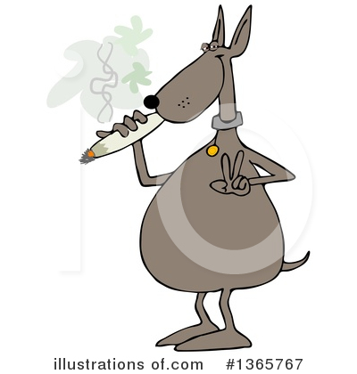 Royalty-Free (RF) Dog Clipart Illustration by djart - Stock Sample #1365767