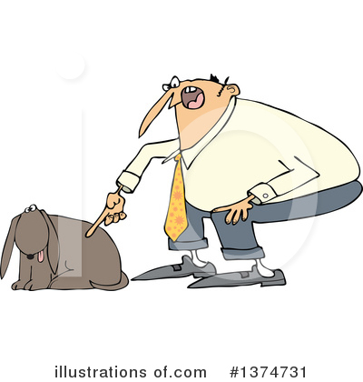 Royalty-Free (RF) Dog Clipart Illustration by djart - Stock Sample #1374731