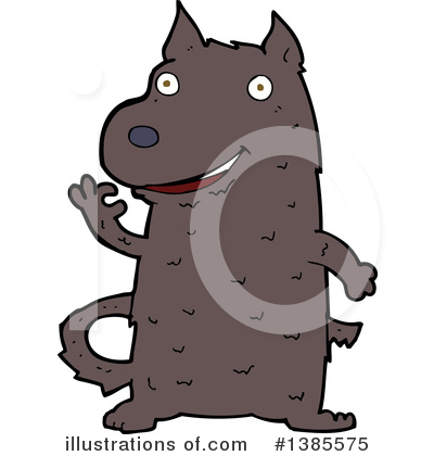 Royalty-Free (RF) Dog Clipart Illustration by lineartestpilot - Stock Sample #1385575