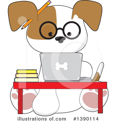 Royalty-Free (RF) Dog Clipart Illustration by Maria Bell - Stock Sample #1390114