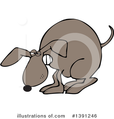Royalty-Free (RF) Dog Clipart Illustration by djart - Stock Sample #1391246