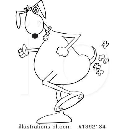 Royalty-Free (RF) Dog Clipart Illustration by djart - Stock Sample #1392134
