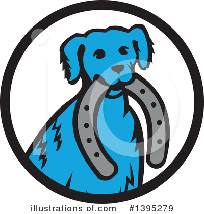 Royalty-Free (RF) Dog Clipart Illustration by patrimonio - Stock Sample #1395279
