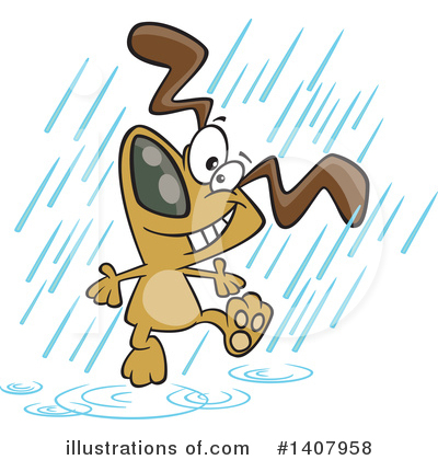 Raining Clipart #1407958 by toonaday