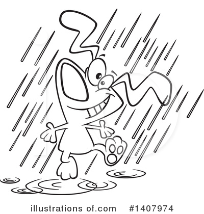 Rain Clipart #1407974 by toonaday