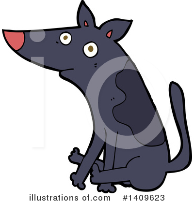Royalty-Free (RF) Dog Clipart Illustration by lineartestpilot - Stock Sample #1409623