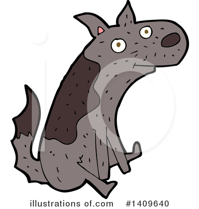 Royalty-Free (RF) Dog Clipart Illustration by lineartestpilot - Stock Sample #1409640