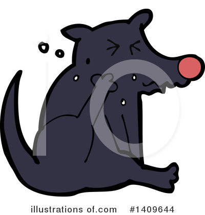 Royalty-Free (RF) Dog Clipart Illustration by lineartestpilot - Stock Sample #1409644