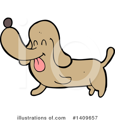 Royalty-Free (RF) Dog Clipart Illustration by lineartestpilot - Stock Sample #1409657