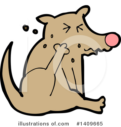 Royalty-Free (RF) Dog Clipart Illustration by lineartestpilot - Stock Sample #1409665