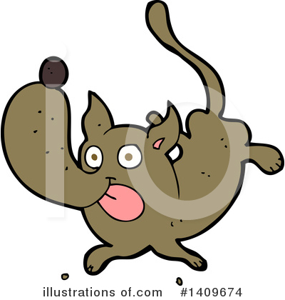 Royalty-Free (RF) Dog Clipart Illustration by lineartestpilot - Stock Sample #1409674