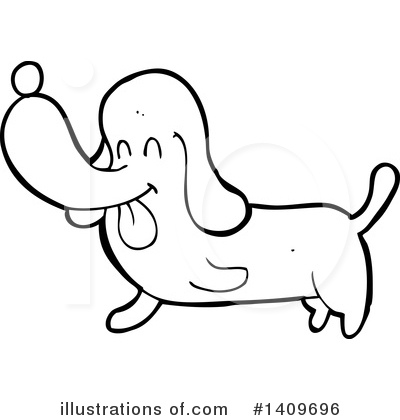 Royalty-Free (RF) Dog Clipart Illustration by lineartestpilot - Stock Sample #1409696