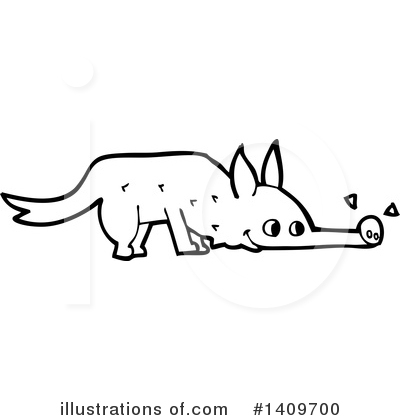 Royalty-Free (RF) Dog Clipart Illustration by lineartestpilot - Stock Sample #1409700
