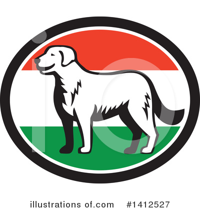 Royalty-Free (RF) Dog Clipart Illustration by patrimonio - Stock Sample #1412527