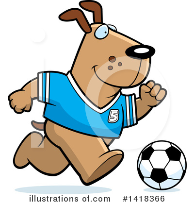 Royalty-Free (RF) Dog Clipart Illustration by Cory Thoman - Stock Sample #1418366