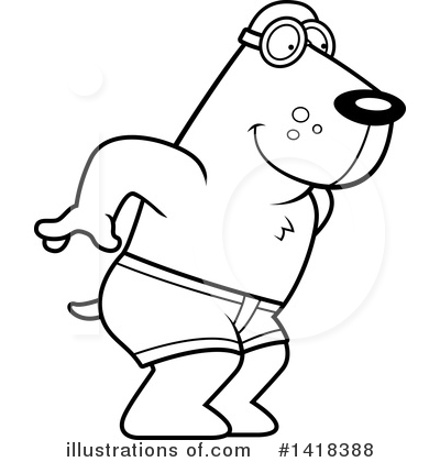 Royalty-Free (RF) Dog Clipart Illustration by Cory Thoman - Stock Sample #1418388