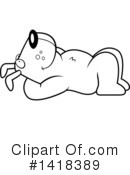 Dog Clipart #1418389 by Cory Thoman