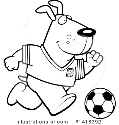 Royalty-Free (RF) Dog Clipart Illustration by Cory Thoman - Stock Sample #1418392