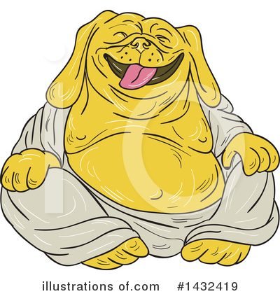 Buddha Clipart #1432419 by patrimonio