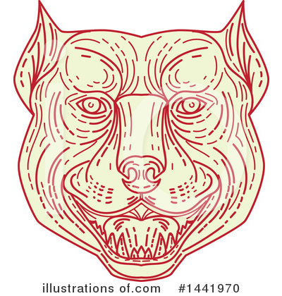 Pitbull Clipart #1441970 by patrimonio