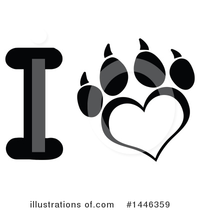 Royalty-Free (RF) Dog Clipart Illustration by Hit Toon - Stock Sample #1446359