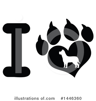 Royalty-Free (RF) Dog Clipart Illustration by Hit Toon - Stock Sample #1446360