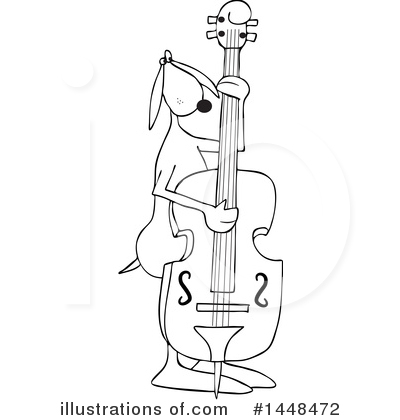 Royalty-Free (RF) Dog Clipart Illustration by djart - Stock Sample #1448472