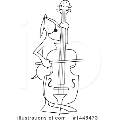Royalty-Free (RF) Dog Clipart Illustration by djart - Stock Sample #1448473