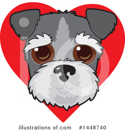 Schnauzer Clipart #1448740 by Maria Bell