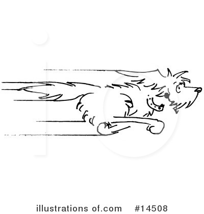 Royalty-Free (RF) Dog Clipart Illustration by Andy Nortnik - Stock Sample #14508
