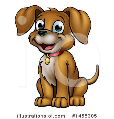 Royalty-Free (RF) Dog Clipart Illustration by AtStockIllustration - Stock Sample #1455305