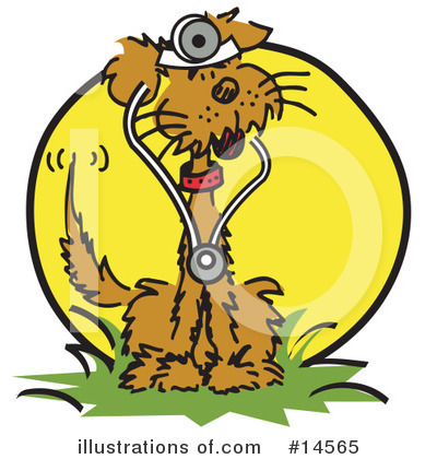 Royalty-Free (RF) Dog Clipart Illustration by Andy Nortnik - Stock Sample #14565